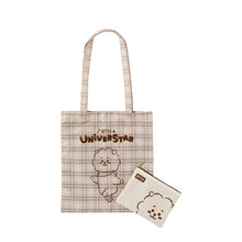 [BT21 JAPAN] BT21 Glen Check Tote Bag & Pouch SET
