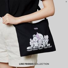 [LINE X BT21] Canvas Sacoche Bag