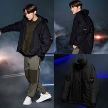 [FILA X BTS] Project 7: Short Padded Jacket (Black)