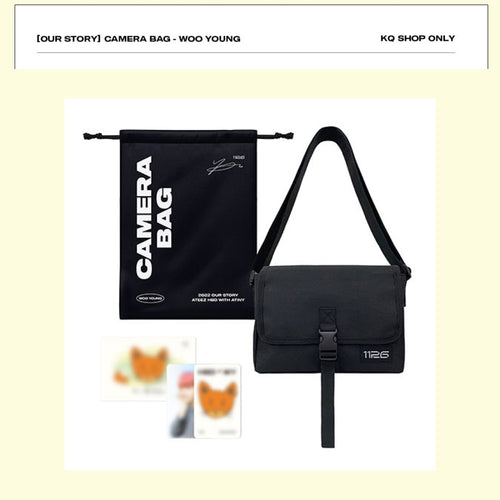 ATEEZ Official Our Story HBD Camera Bag WOOYOUNG