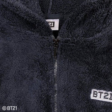 [BT21 JAPAN] BT21 Fleece Zip-up Hoodie