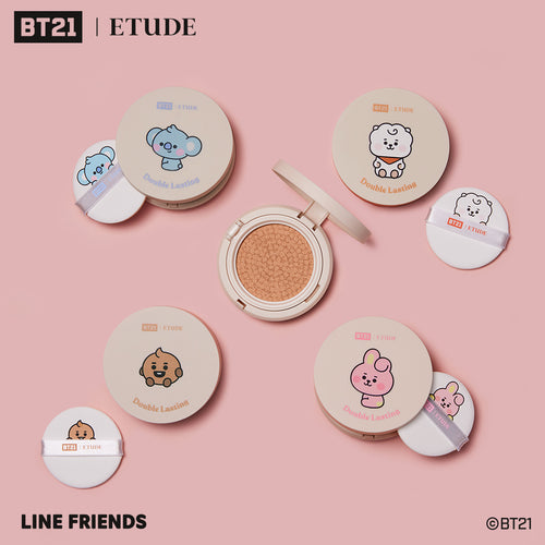 BT21 Baby x Etude House Double Lasting Cushion Mat & Glow