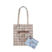 [BT21 JAPAN] BT21 Glen Check Tote Bag & Pouch SET