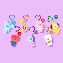[BT21 JAPAN] BT21 Mascot Heart Bagcharm
