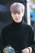 Jimin's Style Black Turtleneck Sweater