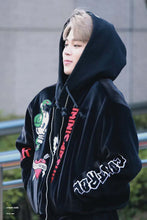 Jimin's Style Skull Heart Jacket
