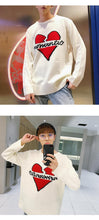 Mark Tuan, YuGyeom, Wendy & Wonho Style Heart Sweater/Shirt