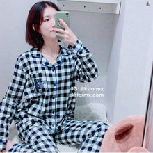 [LINE X BT21] Flannel Check Pajama Set