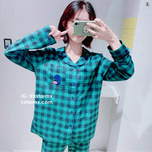 [LINE X BT21] Flannel Check Pajama Set