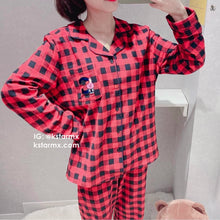 [LINE X BT21] Flannel Check Pajama Set