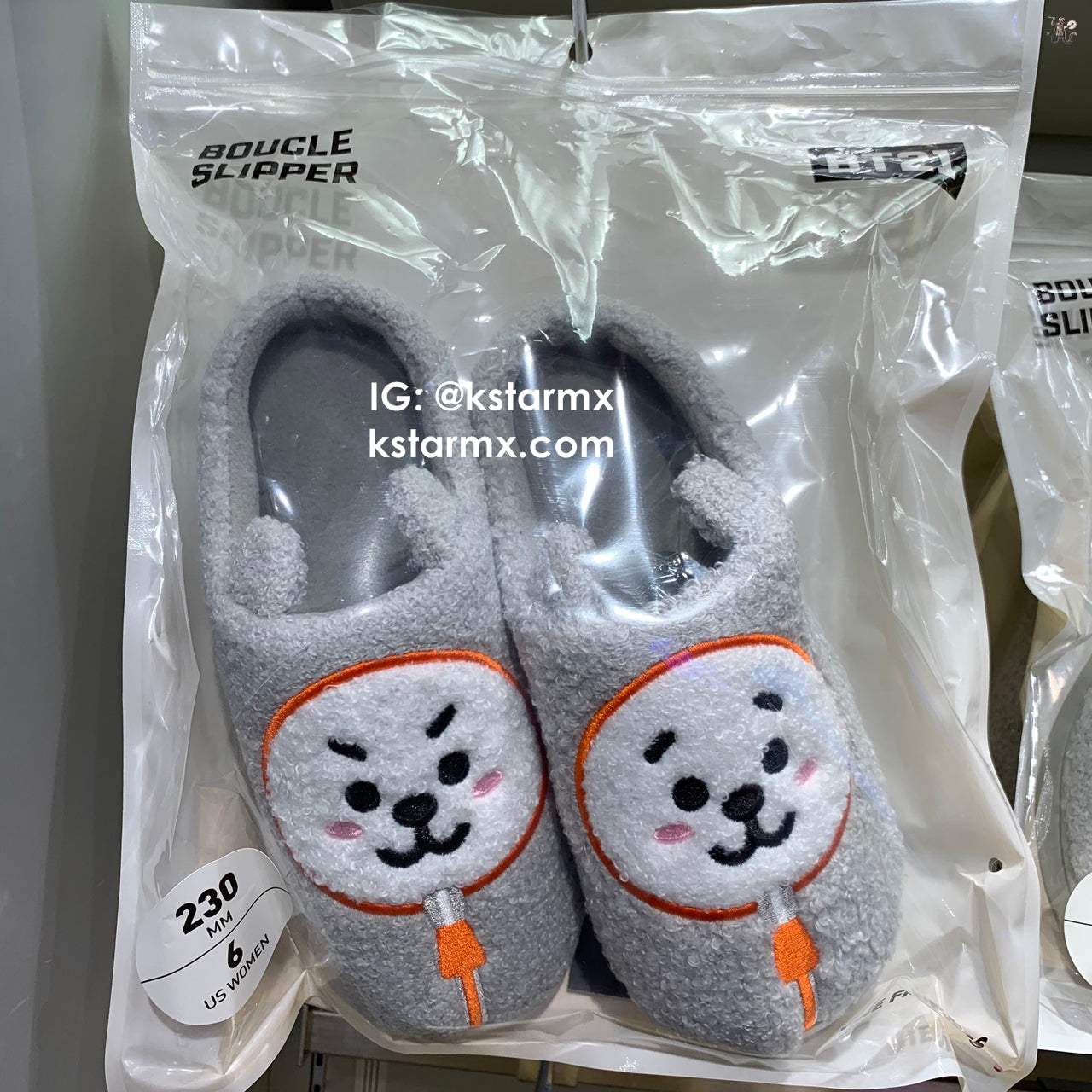 [LINE X BT21] Boucle Slippers