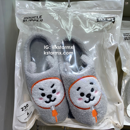 [LINE X BT21] Boucle Slippers