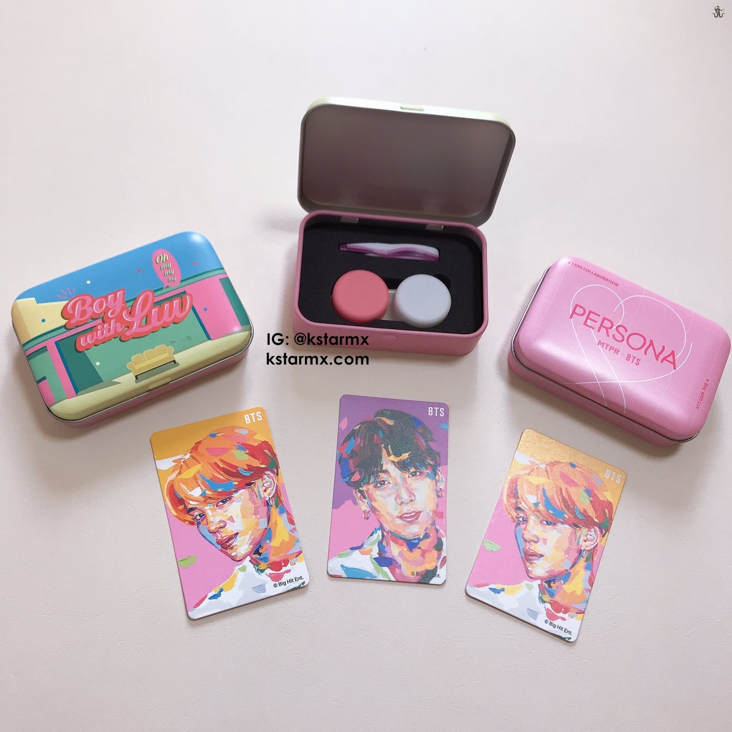[MTPR X BTS] Boy With Luv Color Lens + Random Photocard (Limited Edition)