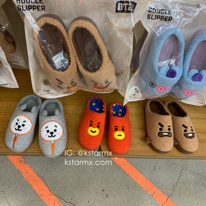[LINE X BT21] Boucle Slippers