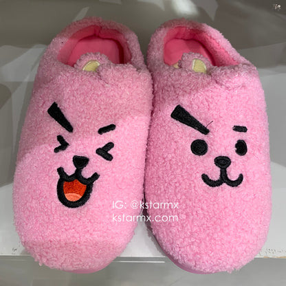[LINE X BT21] Boucle Slippers