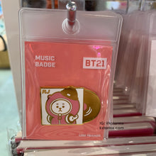 [LINE X BT21] Character Badge Music Ver.