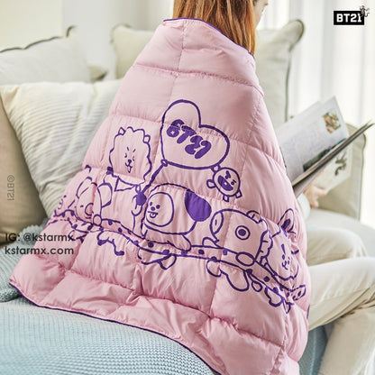 [LINE X BT21] Padded Blanket