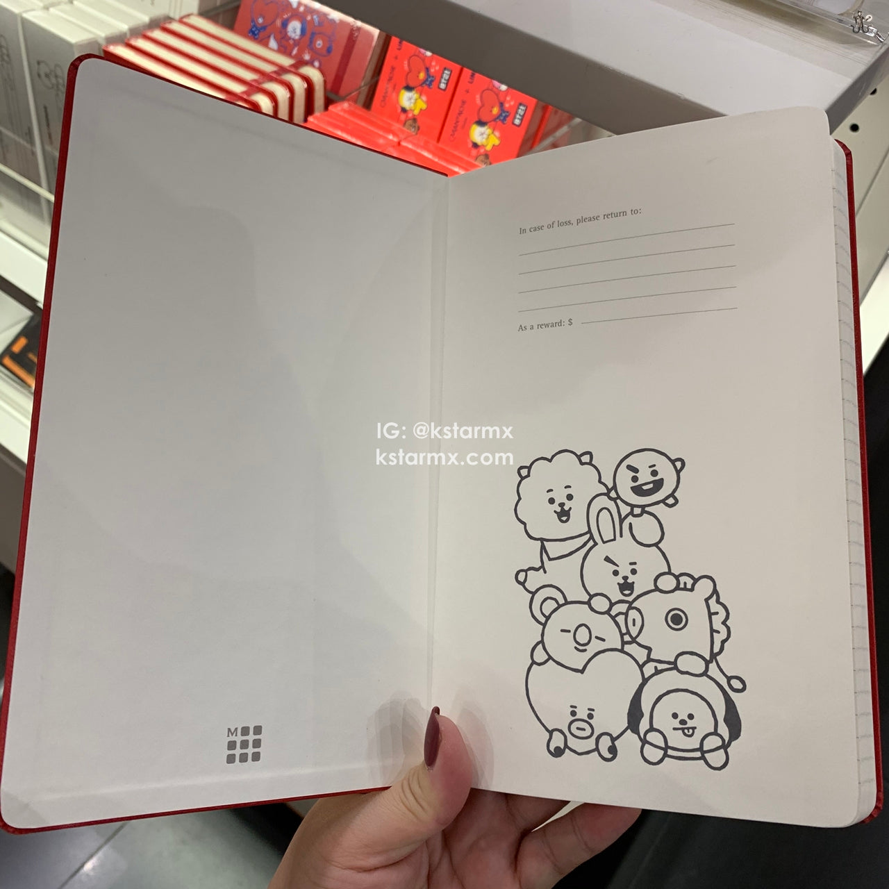 [MOLESKINE X BT21] Ruled Notebook