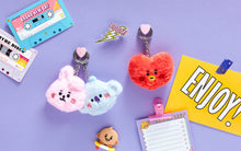 [LINE X BT21] Official BABY Flat Fur Series Face Keyring