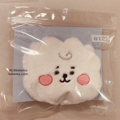 [LINE X BT21] Official BABY Flat Fur Series Mini Pouch