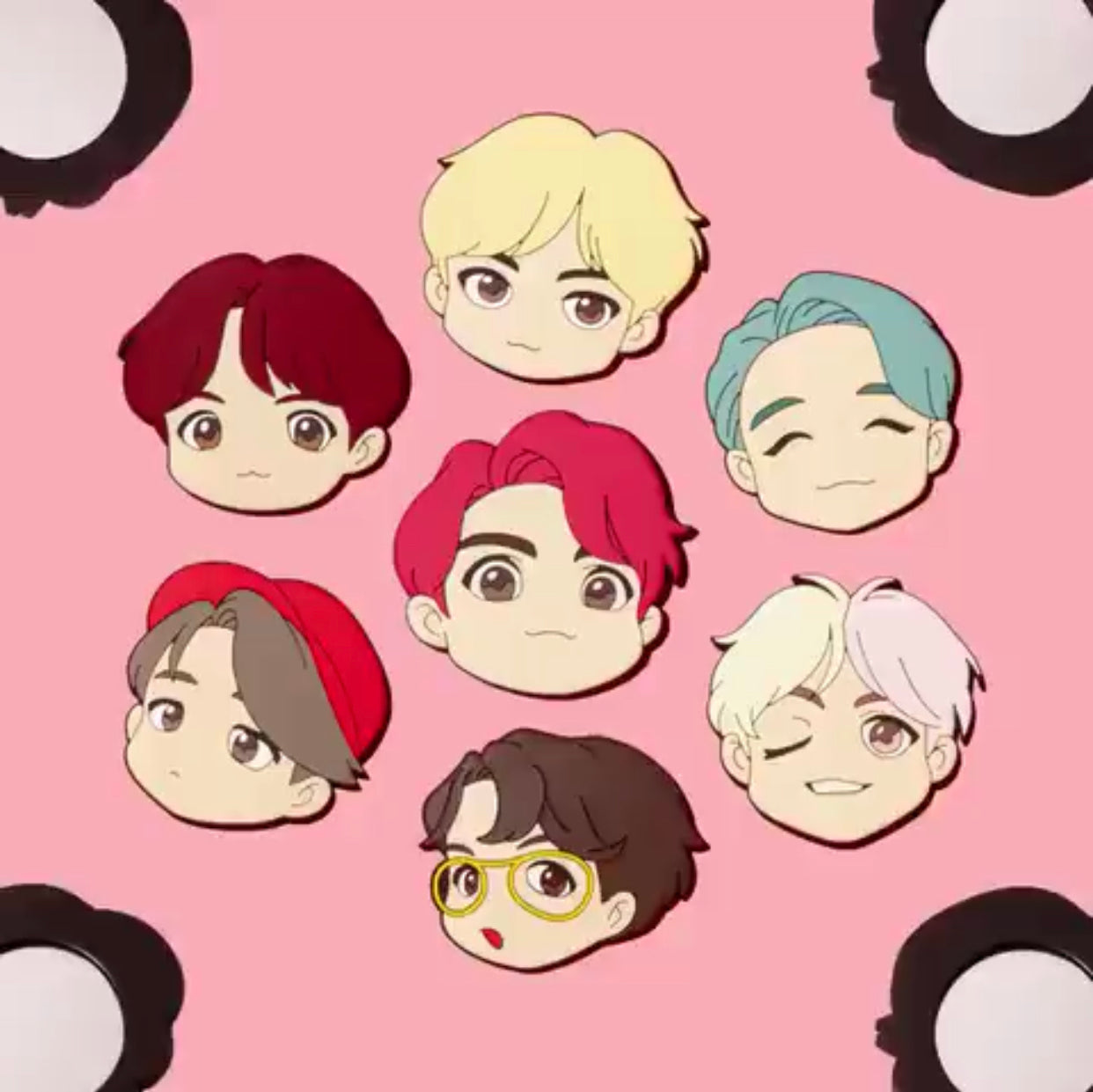 [BIG HIT] OFFICIAL HOUSE OF BTS SEOUL MD –  CHARACTER MIRROR