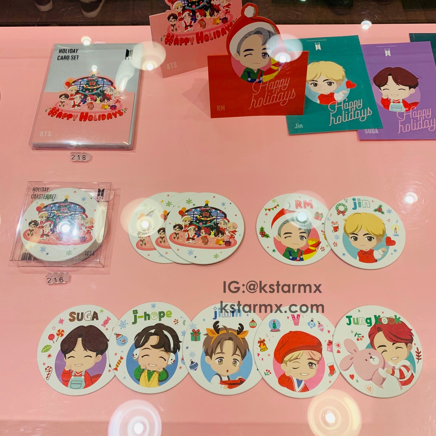 [BIG HIT] OFFICIAL HOUSE OF BTS SEOUL MD – Coaster Holiday Ver. 10ea