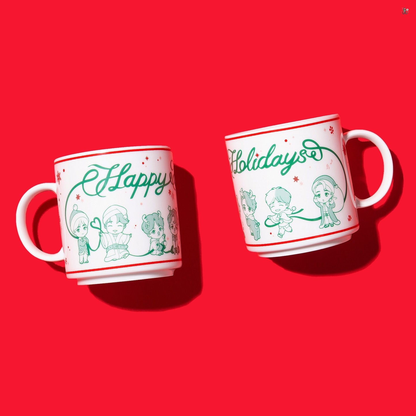 [BIG HIT] OFFICIAL HOUSE OF BTS SEOUL MD – CHARACTER Mug Holiday Ver