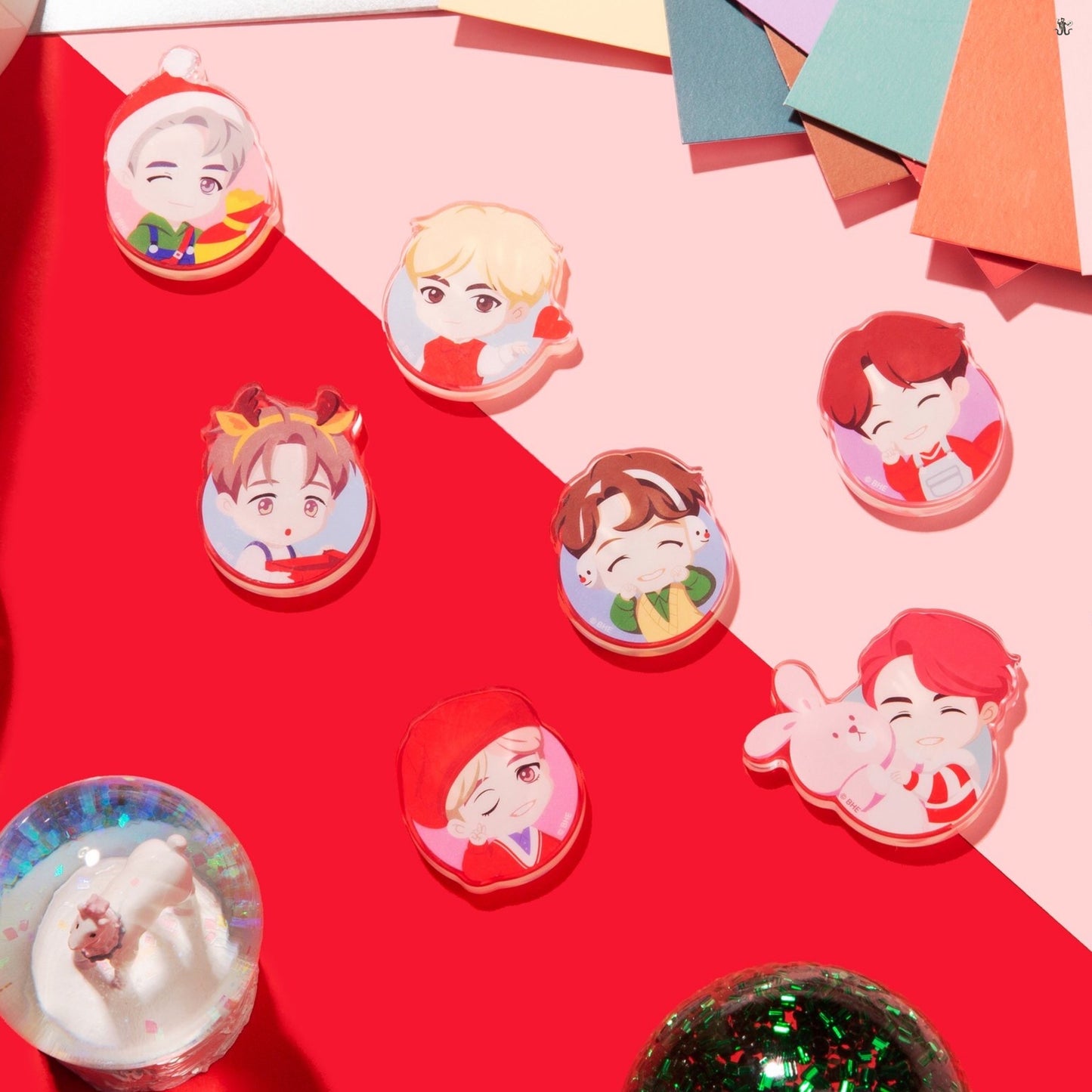 [BIG HIT] OFFICIAL HOUSE OF BTS SEOUL MD – Magnet Holiday (SET/7ea)