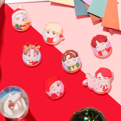 [BIG HIT] OFFICIAL HOUSE OF BTS SEOUL MD – Magnet Holiday (SET/7ea)