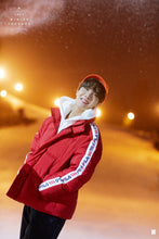 [FILA X BTS] Tapey Short Down Dark Red