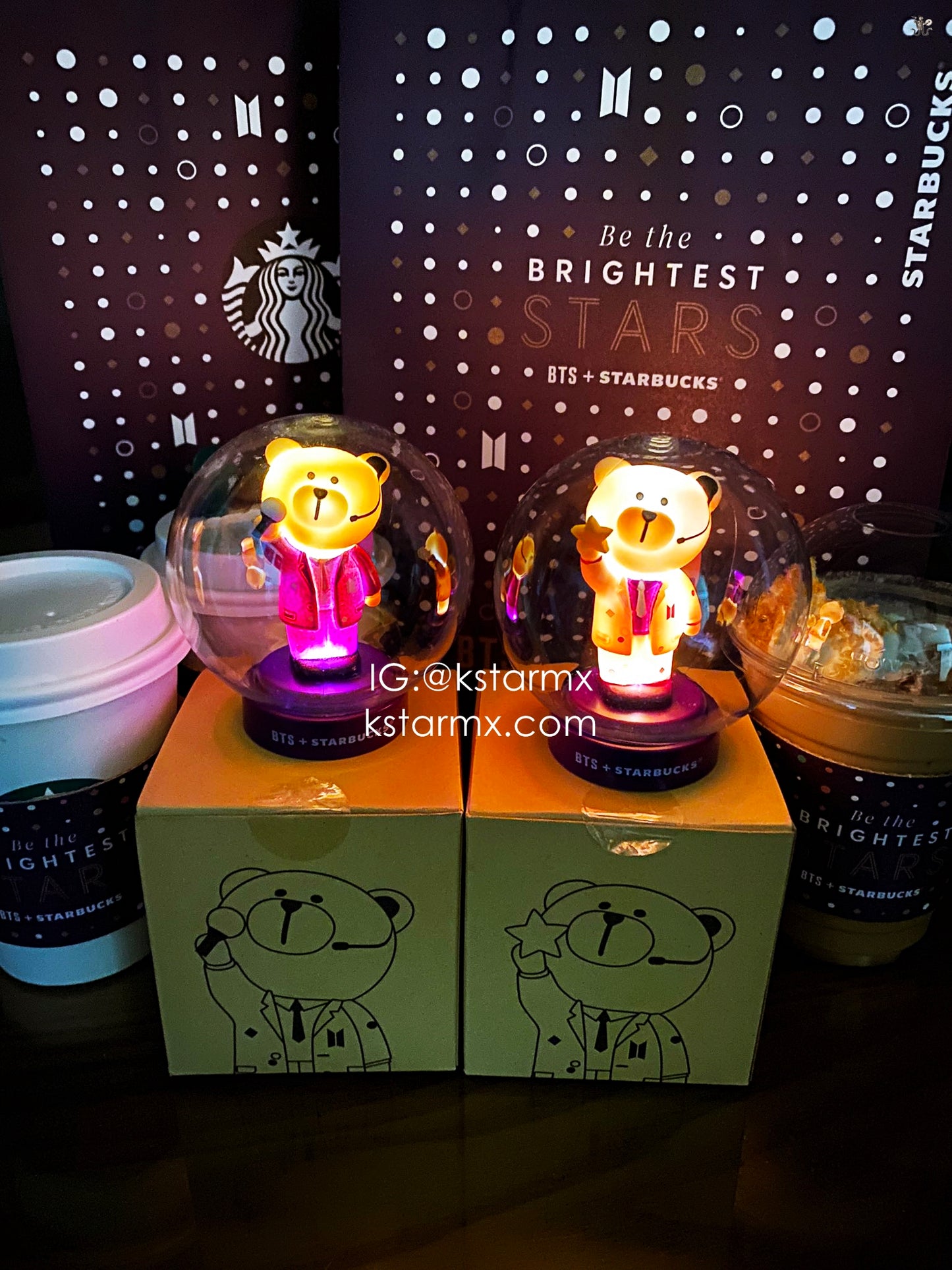 [STARBUCKS X BTS] Be the BRIGHTEST STARS Official Lamp Bomb