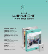 WANNA ONE - 1¹¹=1 Power of Destiny (You can Choose Ver. + Free Shipping)