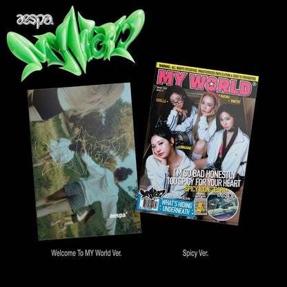aespa - 3rd Mini Album MY WORLD ( Zine Ver. ) - K-STAR