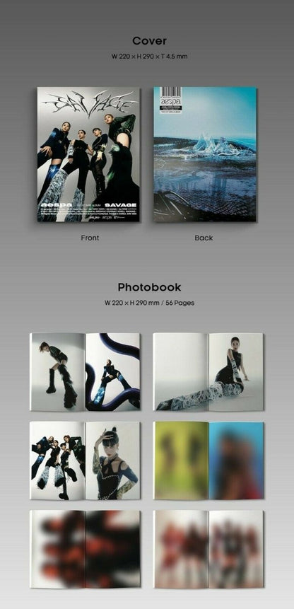 AESPA æspa - Savage 1st Mini Album Digipack ( Hallucination Quest ver. ) - K-STAR
