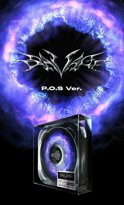 AESPA æspa - Savage 1st Mini Album Digipack ( P.O.S ver. ) - K-STAR