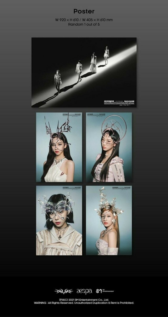 AESPA æspa - Savage 1st Mini Album Digipack ( SYNK DIVE ver. ) - K-STAR