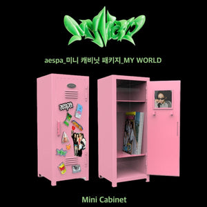 aespa Mini Cabinet Package MY WORLD version Official MD - K-STAR