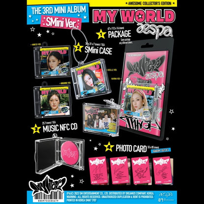 aespa - My World 3rd Mini Album ( SMini Ver. ) - K-STAR