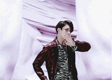 Jungkook's Style Sequin Fake Love Jacket
