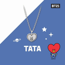 [OST X BT21] Official  Silver 925 Necklace