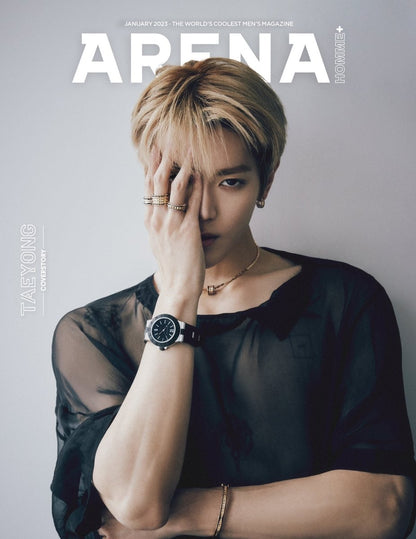 ARENA Korea Magazine - NCT TAEYONG 2023 January Coverman - K-STAR
