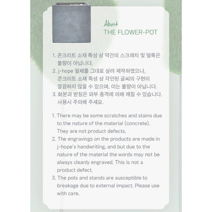 ARTIST MADE COLLECTION j-hope HOPE POT SET - K-STAR