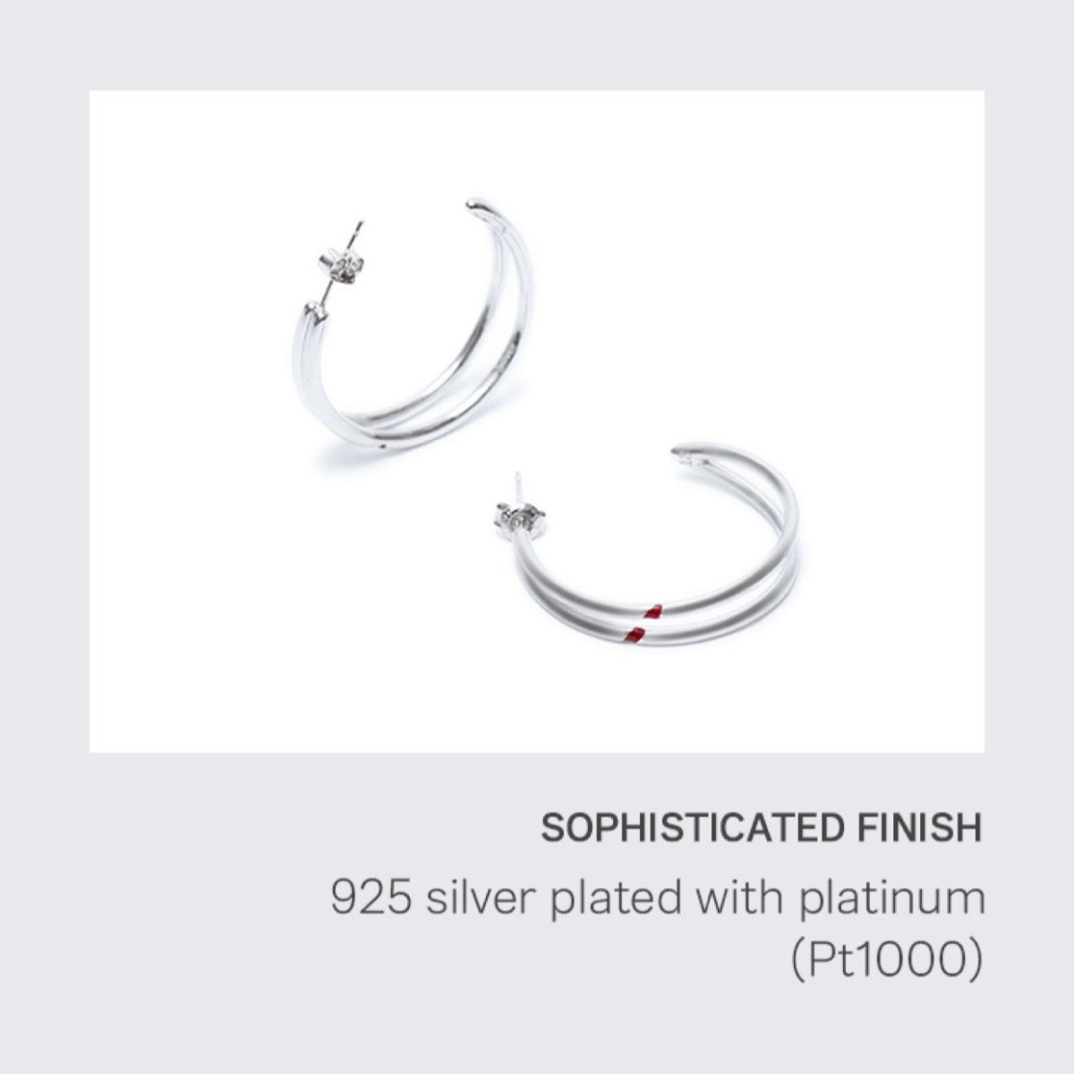 ARTIST MADE COLLECTION - JIMIN RED CARVING EARRING – K-STAR