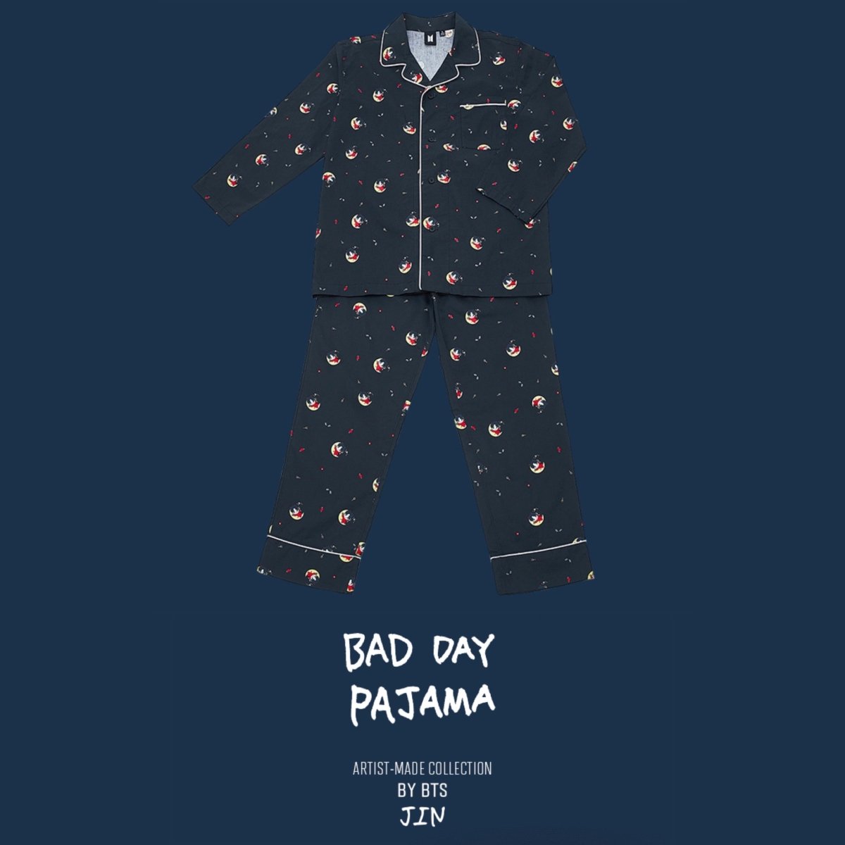 ARTIST MADE COLLECTION - JIN GOOD DAY / BAD DAY PAJAMA (M&L SIZE) - K-STAR