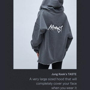 K-Star Artist Made Collection - Jungkook ARMYST Black Hoody (M Size)