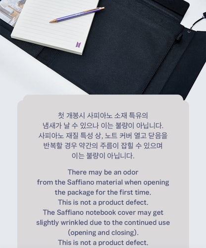 ARTIST MADE COLLECTION SUGA BLACK NOTE & COVER SET - K-STAR