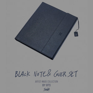 ARTIST MADE COLLECTION SUGA BLACK NOTE & COVER SET – K-STAR