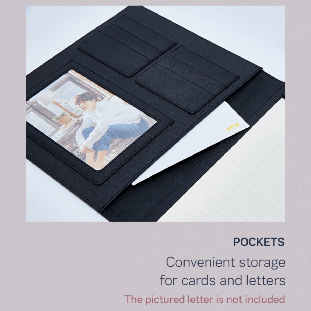 ARTIST MADE COLLECTION SUGA BLACK NOTE & COVER SET - K-STAR