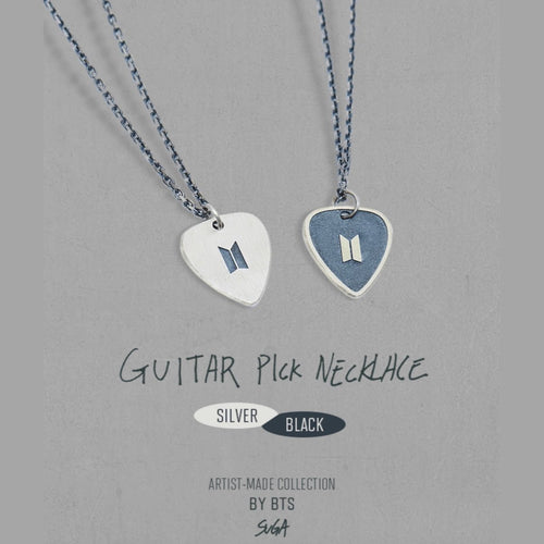 ARTIST MADE COLLECTION - SUGA GUITAR PICK NECKLACE - K-STAR