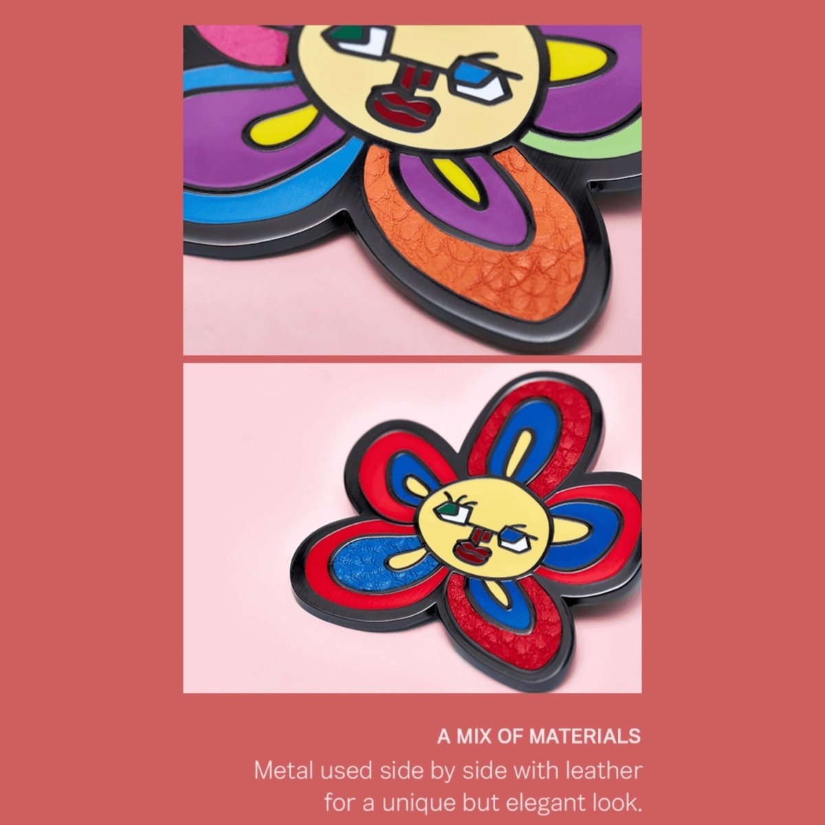 ARTIST MADE COLLECTION - V TAEHYUNG FLOWER BUDDIES BROOCH SET - K-STAR